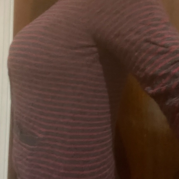 Vera wang large button up striped sweater - Picture 9 of 12